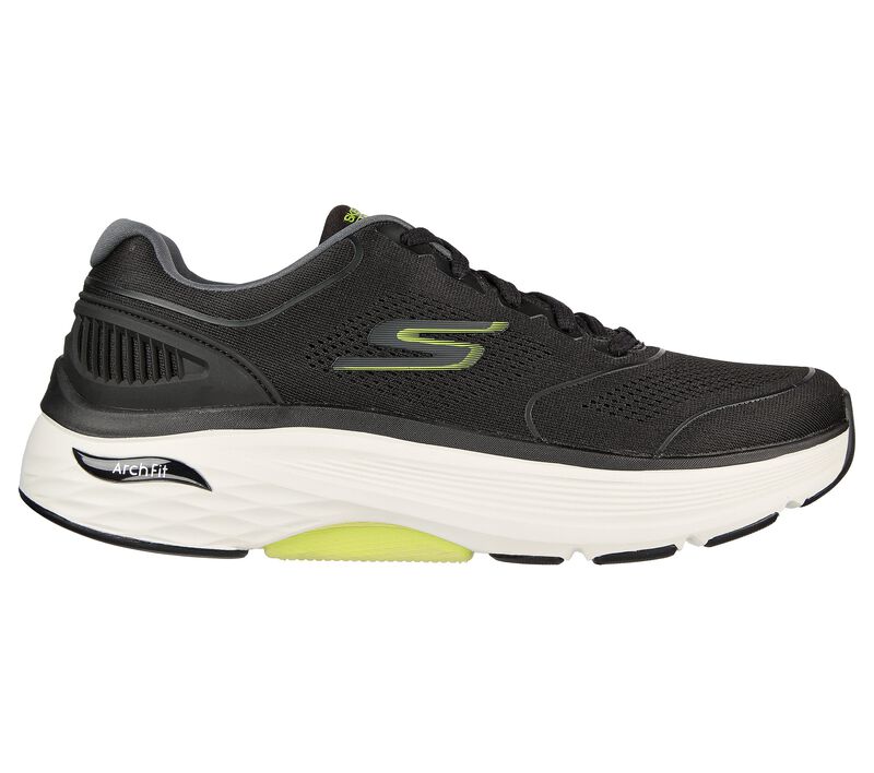 Pánské Sportovní Tenisky Skechers Max Cushioning Arch Fit - Switchboard Černé Světle Zelene | CZ.220336 BKLM